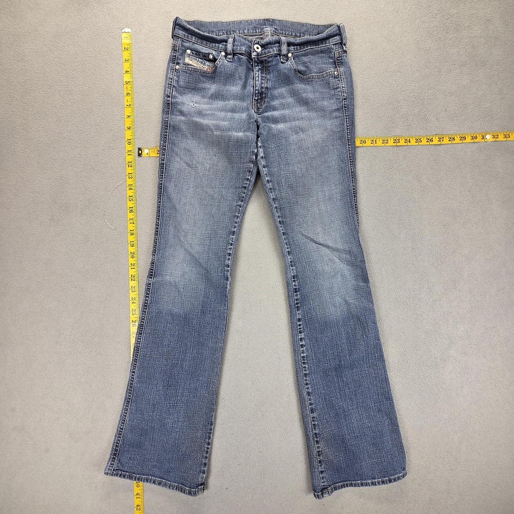 VTG Diesel Jeans Womens‎ 30x34 Blue Rame Regular Bootcut Stretch Made in Italy